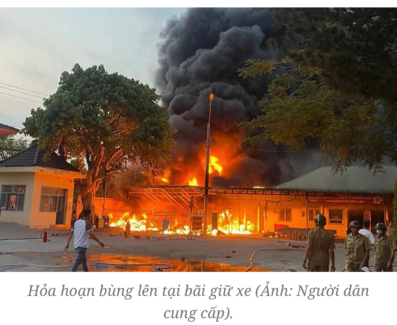 Vụ cháy bãi giữ xe ở Bình Thuận: Trách nhiệm bồi thường thiệt hại thuộc về ai ?
