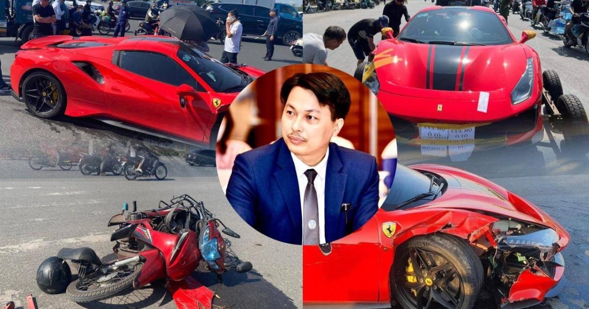 Vụ siêu xe Ferrari biển ngoại giao gây tai nạn sẽ xử lý thế nào?
